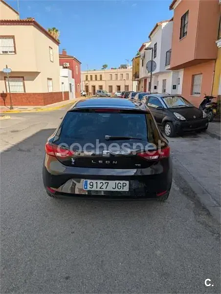 Usado Seat Leon I-Tech 105 CV (77 kW) 2015 Negro Berlina