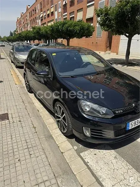 Usado VW Golf VI GTD 170 CV (125 kW) 2010 Negro Utilitario
