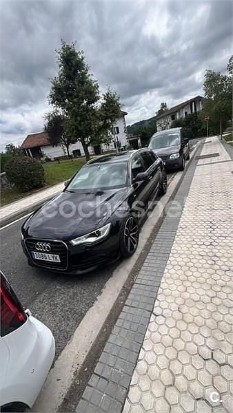 Usado Audi A6 204 CV (150 kW) 2012 Negro Familiar