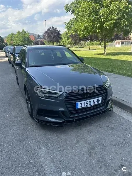 Usado Audi A3 S-Line 150 CV (110 kW) 2017 Gris / plata Berlina