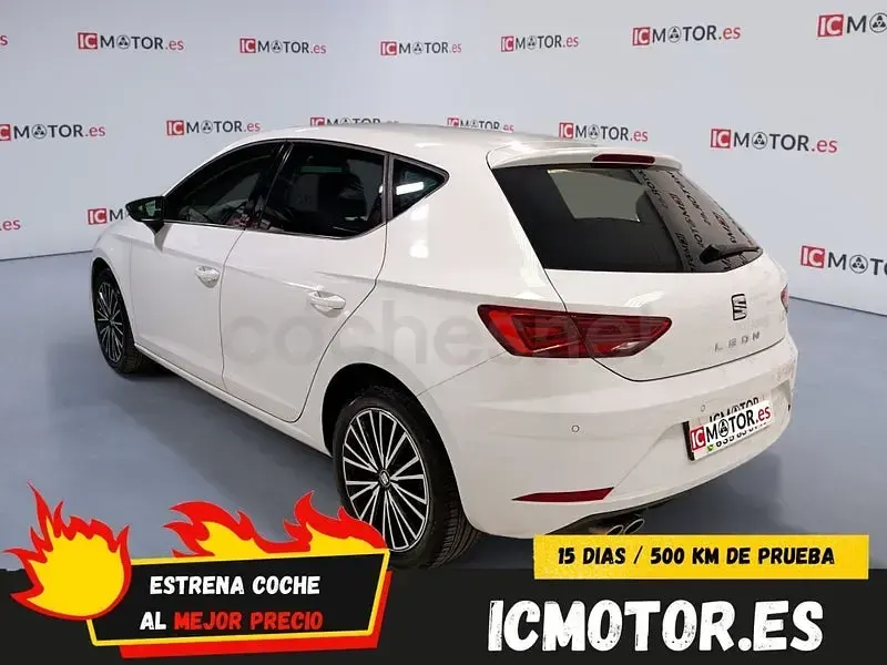 Usado Seat Leon XCELLENCE 150 CV (110 kW) 2019 Blanco Berlina