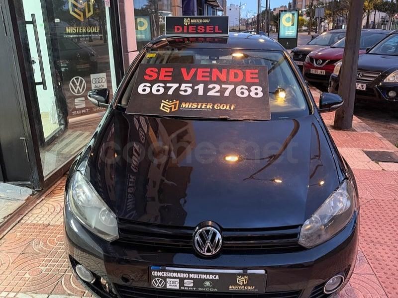 Usado VW Golf VI Sport 105 CV (77 kW) 2011 Negro Utilitario