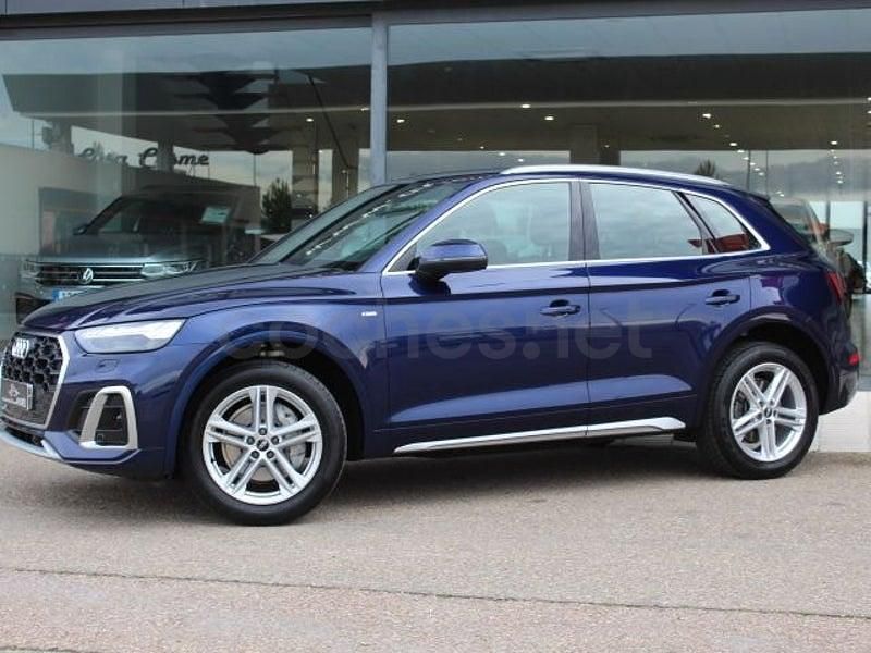 Usado Audi Q5 S-Line 204 CV (150 kW) 2021 Azul SUV