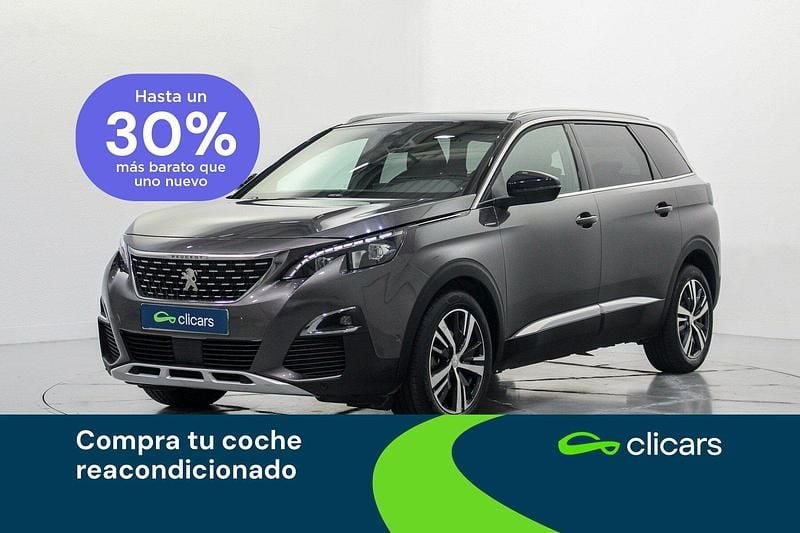 Gris Usado 2017 Peugeot 5008 GT-line SUV | 18.690 € (Precio justo) - Imagen 1/4