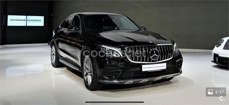 Usado Mercedes GLC220 170 CV (125 kW) 2016 Negro Coupe