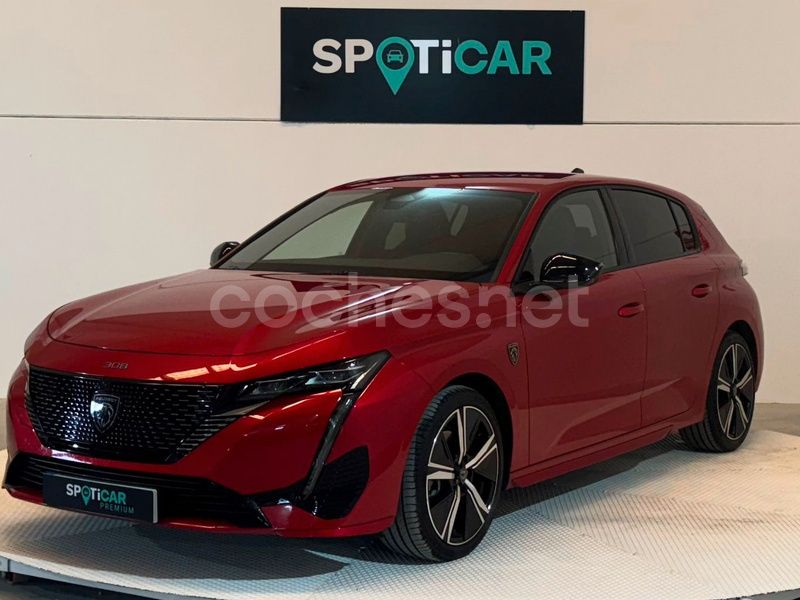 Rojo Usado 2023 Peugeot 308 GT Berlina | 27.999 € (Caro) - Imagen 1/4