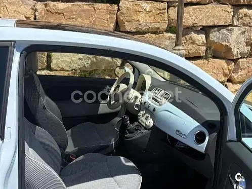 Usado Fiat 500 Pop 69 CV (50 kW) 2010 Azul Berlina