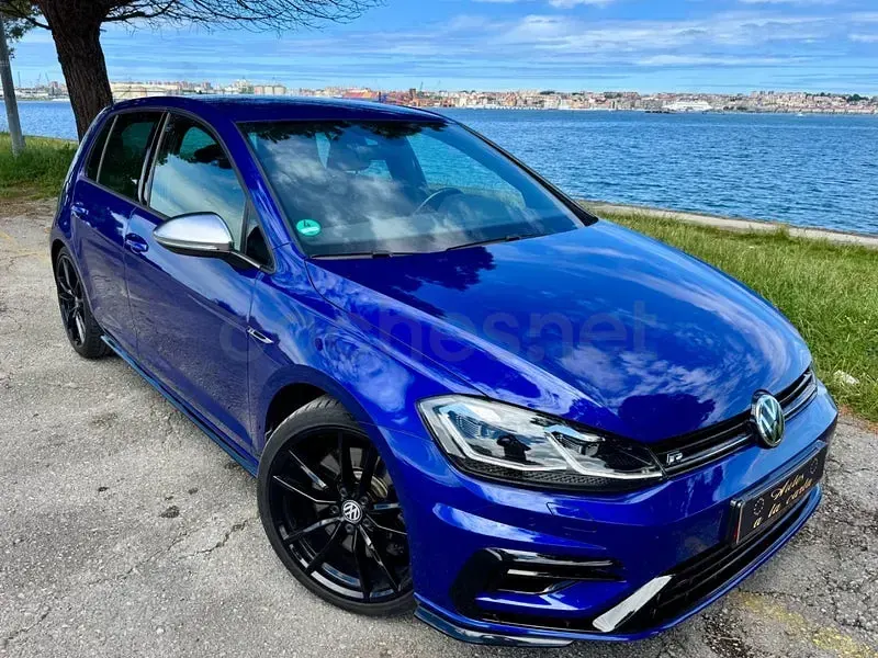 Usado VW Golf VII R 310 CV (228 kW) 2018 Azul Berlina