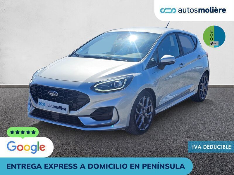 Gris plata Usado 2022 Ford Fiesta ST-Line Utilitario | 14.890 € (Precio justo) - Imagen 1/3