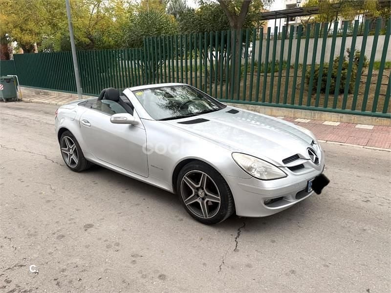 Gris / plata Usado 2007 Mercedes SLK200 Descapotable | 7900 € (Buen precio) - Imagen 1/4