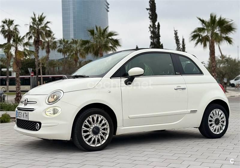 Blanco Usado 2019 Fiat 500C Lounge Descapotable | 9800 € (Precio justo) - Imagen 1/4