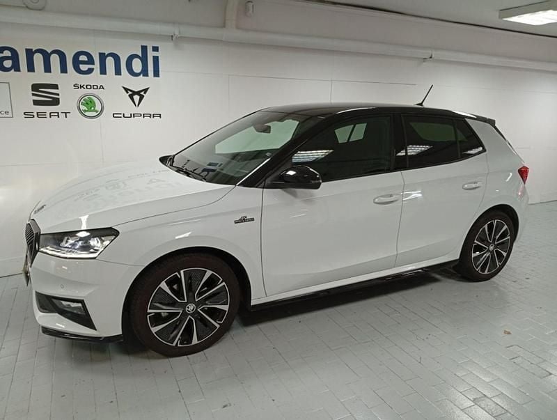 Blanco Usado 2022 Skoda Fabia Monte Carlo Berlina | 18.995 € (Precio justo) - Imagen 1/4