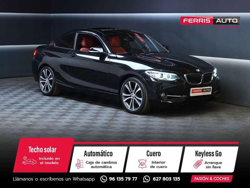 Negro Usado 2016 BMW 218 Comfort Edition Coupe | 19.990 € (Super precio) - Imagen 1/4