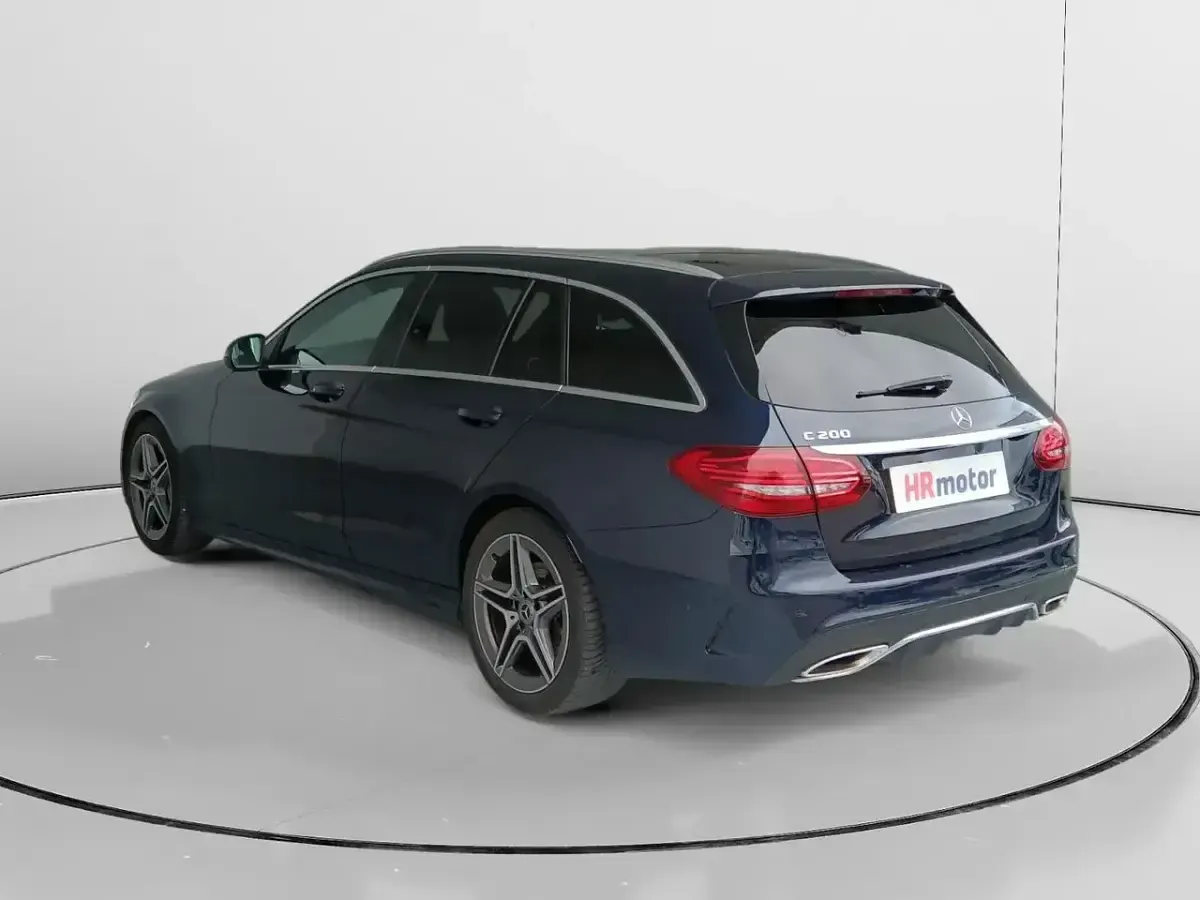 Usado Mercedes C200 184 CV (135 kW) 2019 Azul Berlina