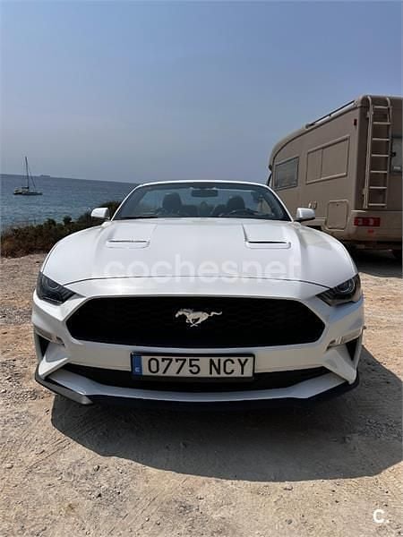 Blanco Usado 2021 Ford Mustang Convertible Descapotable | 38.000 € (Precio justo) - Imagen 1/4