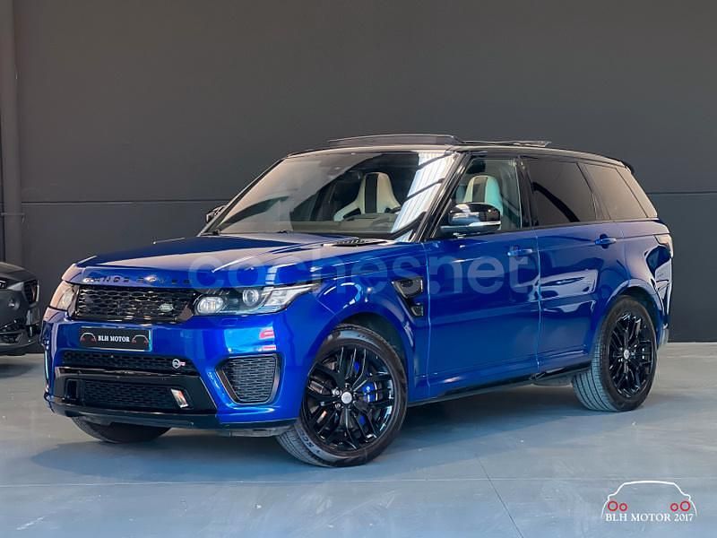 Azul Usado 2016 Land Rover Range Rover SVR SUV | 51.990 € - Imagen 1/4