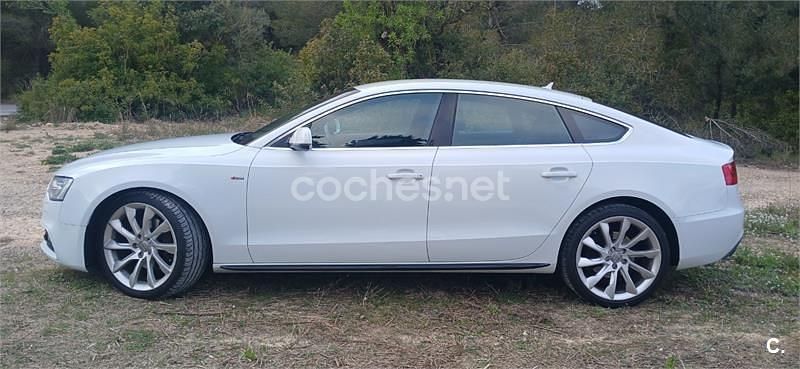 Usado Audi A5 Sportback S-Line 211 CV (155 kW) 2012 Blanco Utilitario