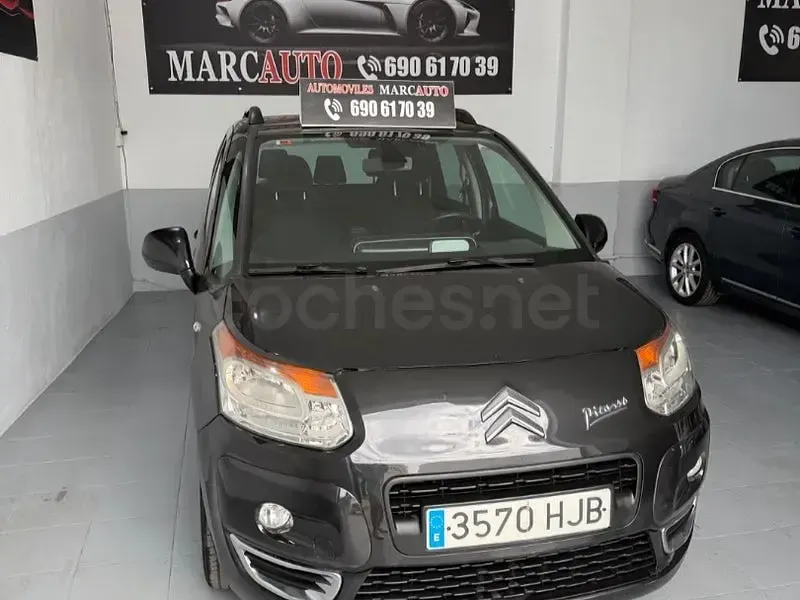Usado Citroën C3 Picasso Exclusive 120 CV (88 kW) 2012 Negro Monovolumen