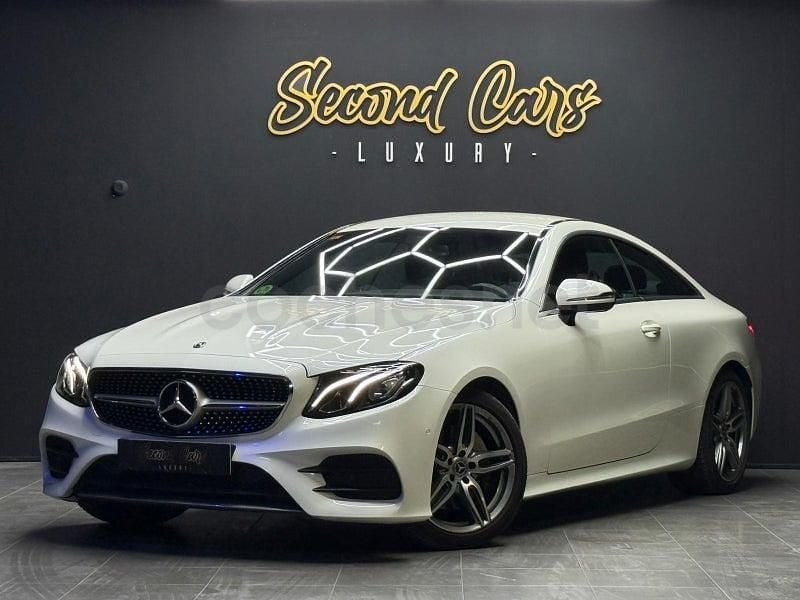 Blanco Usado 2018 Mercedes E220 Coupe | 33.500 € (Buen precio) - Imagen 1/4