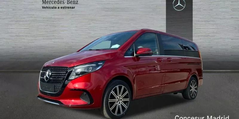 Rojo Usado 2025 Mercedes V250 Avantgarde Monovolumen | 63.968 € (Buen precio) - Imagen 1/4