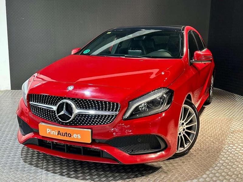 Usado Mercedes A200 AMG line 136 CV (100 kW) 2015 Rojo Utilitario