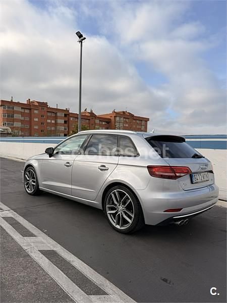 Usado Audi A3 150 CV (110 kW) 2017 Gris / plata Berlina