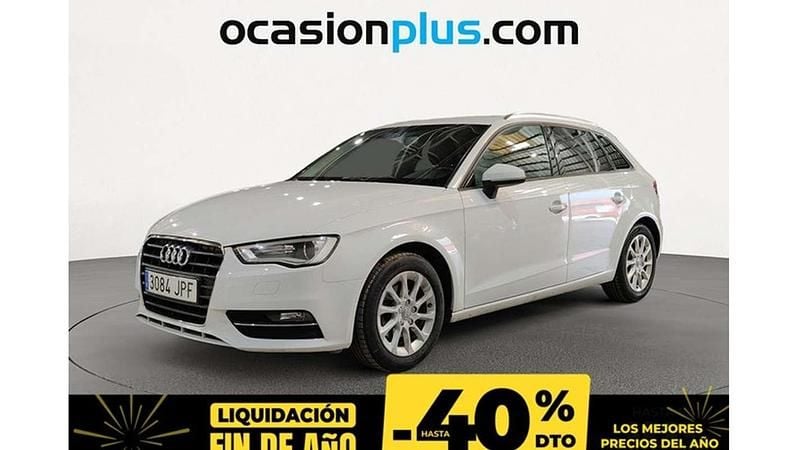 Blanco Usado 2016 Audi A3 Sportback Attraction Utilitario | 15.450 € (Precio justo) - Imagen 1/4