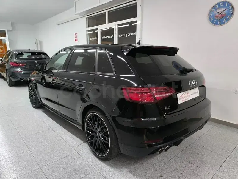 Usado Audi A3 150 CV (110 kW) 2020 Negro Berlina