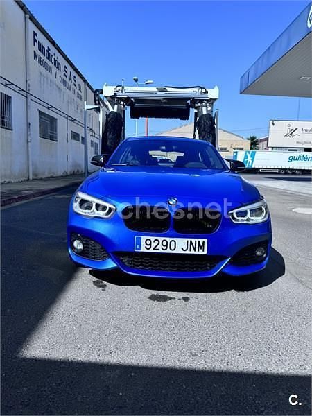 Usado BMW 116 116 CV (85 kW) 2016 Azul Utilitario