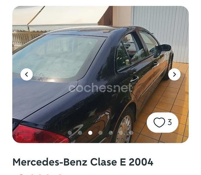 Usado Mercedes E220 Elegance 143 CV (105 kW) 2004 Azul Familiar