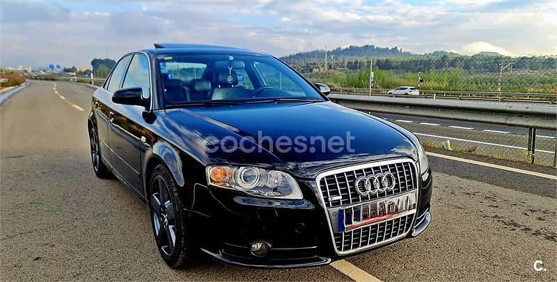 Usado Audi A4 S-Line 205 CV (150 kW) 2005 Negro Berlina