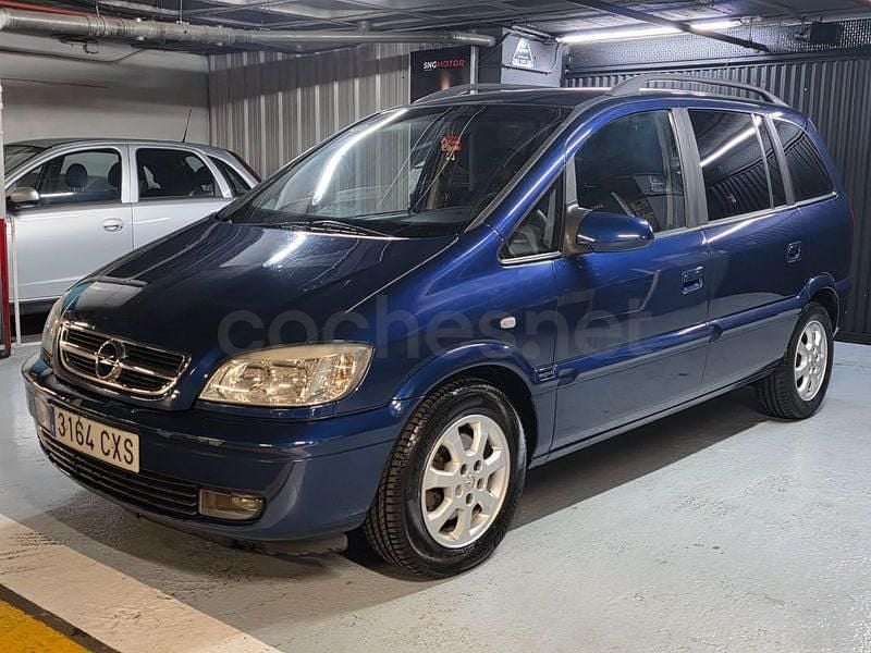 Usado Opel Zafira Comfort 100 CV (73 kW) 2003 Azul Monovolumen