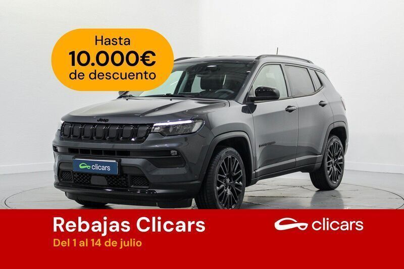 Gris / plata Usado 2022 Jeep Compass Night Eagle SUV | 22.990 € (Precio justo) - Imagen 1/4