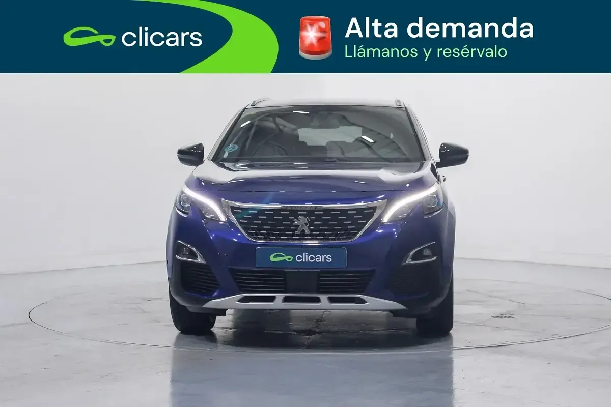Usado Peugeot 3008 GT-line 130 CV (95 kW) 2018 Azul SUV