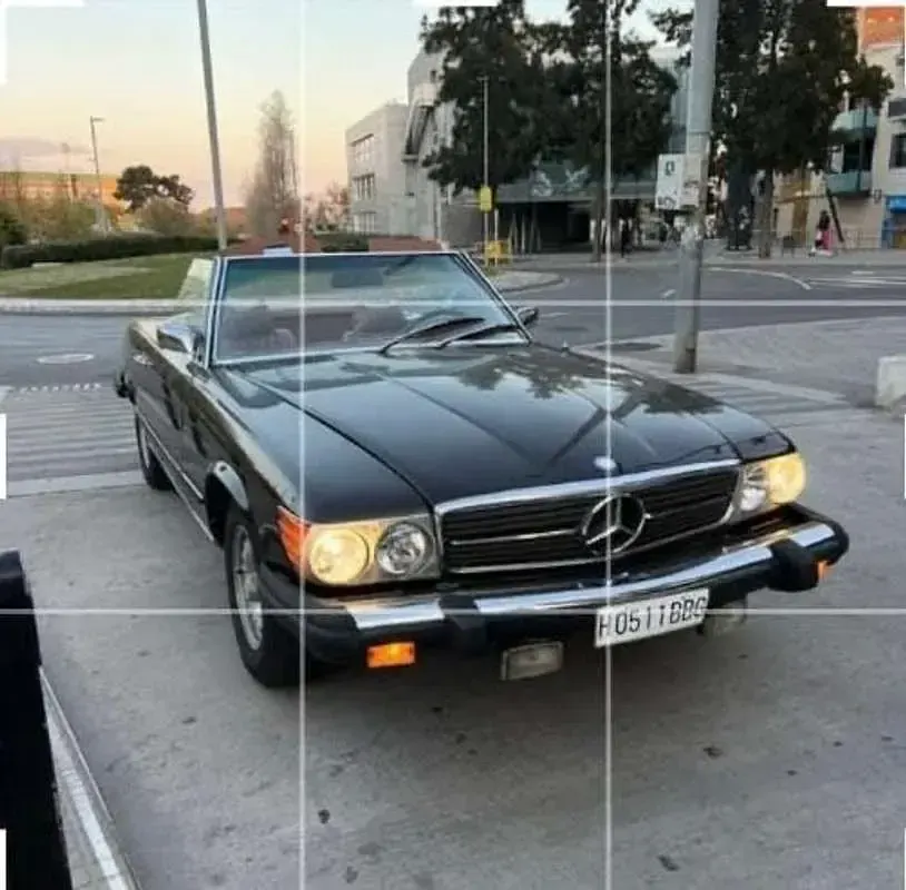 Usado Mercedes SL450 1973 Negro Descapotable