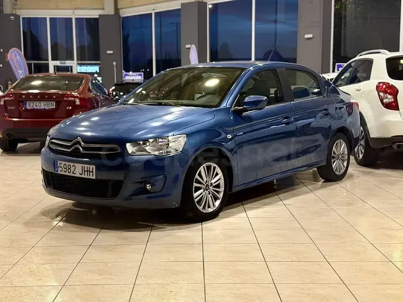 Usado Citroën C-Elysee I Exclusive 100 CV (73 kW) 2015 Azul Berlina