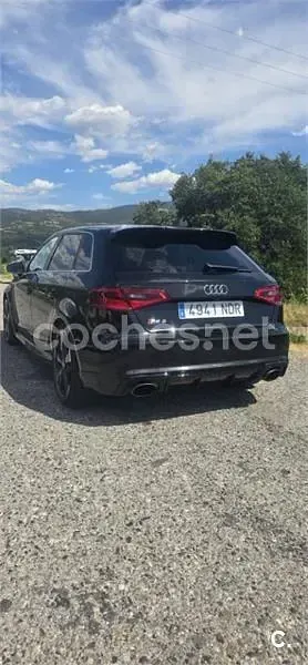 Usado Audi RS3 340 CV (250 kW) 2012 Negro Berlina