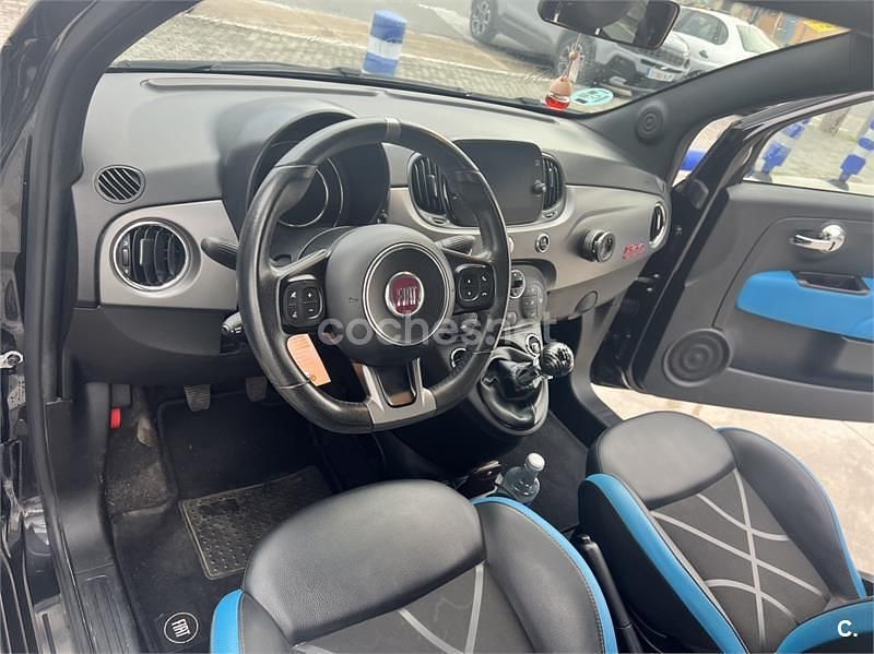 Usado Fiat 500 69 CV (50 kW) 2018 Negro Berlina