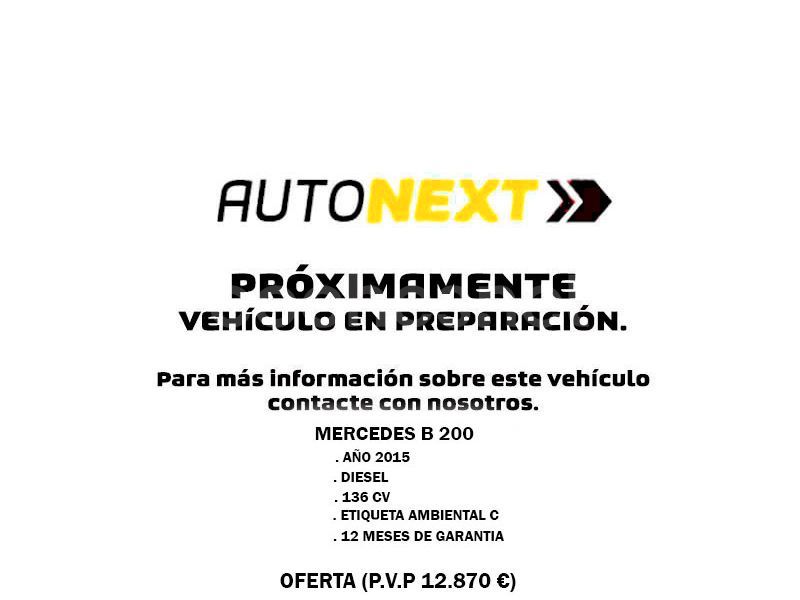 Blanco Usado 2015 Mercedes B200 Monovolumen | 12.870 € (Precio justo) - Imagen 1/1