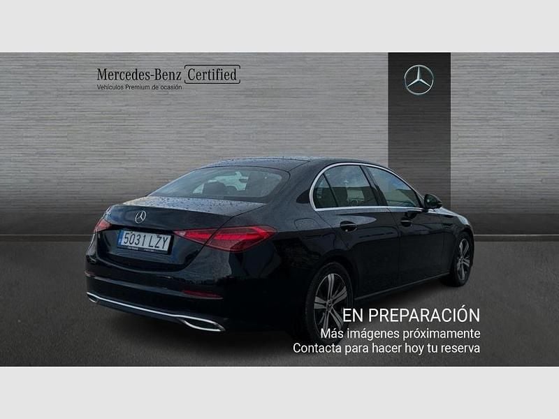 Usado Mercedes C200 Avantgarde 163 CV (119 kW) 2022 Negro Berlina