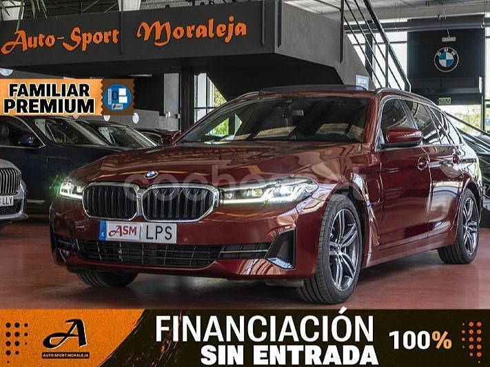 Rojo Usado 2021 BMW 530e Sport Line Familiar | 37.900 € (Un poco caro) - Imagen 1/4