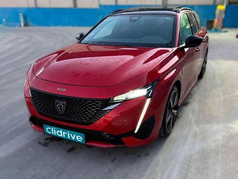 Usado Peugeot 308 SW GT 131 CV (96 kW) 2022 Rojo Familiar
