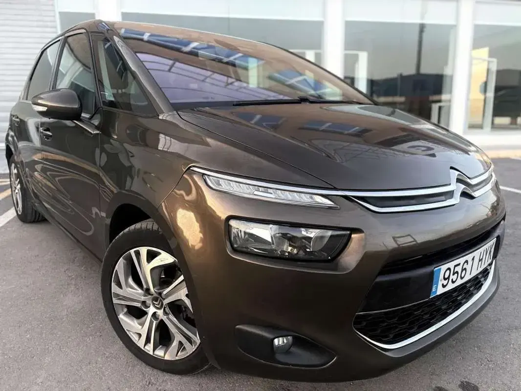 Usado Citroën C4 Picasso Intensive 116 CV (85 kW) 2014 Marrón Monovolumen