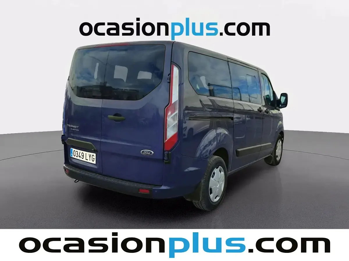 Usado Ford Transit Custom Trend 131 CV (96 kW) 2022 Azul Berlina