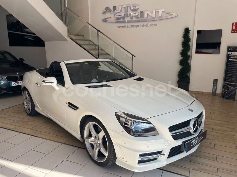 Blanco Usado 2013 Mercedes SLK250 AMG line Descapotable | 21.990 € (Un poco caro) - Imagen 1/4