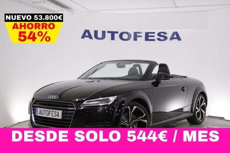Negro Usado 2016 Audi TT Roadster S-Line Descapotable | 24.850 € (Precio justo) - Imagen 1/4