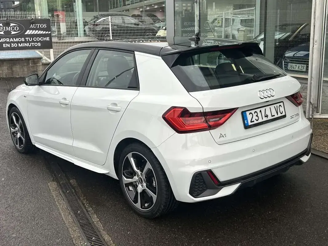 Brugt Audi A1 Sportback S-Line 110 HK (80 kW) 2021 Hvid Hatchback