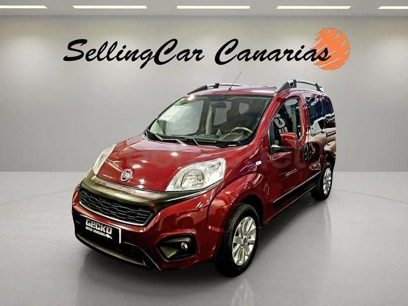 Granate Usado 2019 Fiat Qubo Easy Monovolumen | 10.490 € (Precio justo) - Imagen 1/4
