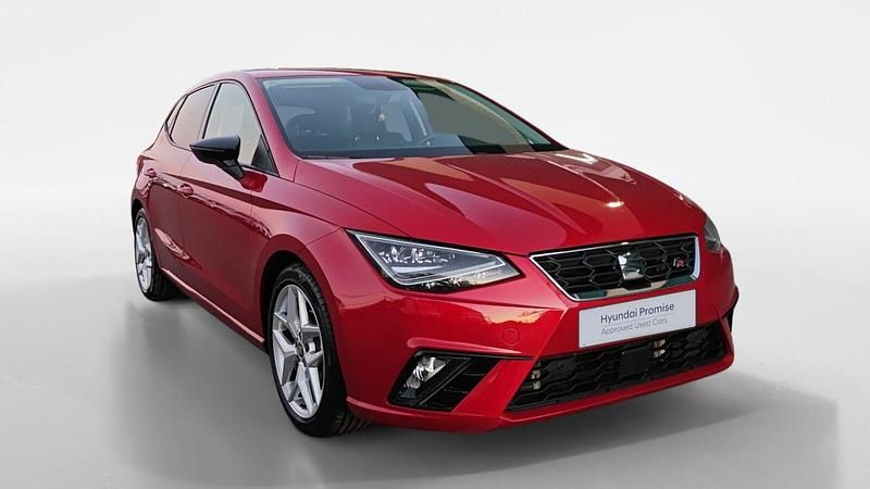 Usado Seat Ibiza FR 115 CV (84 kW) 2019 Rojo Berlina