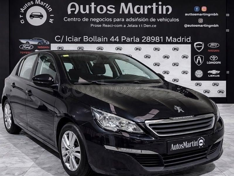 Usado Peugeot 308 Active 130 CV (95 kW) 2015 Negro Berlina